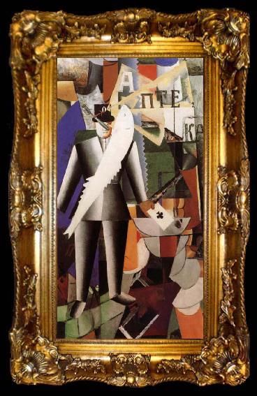 framed  Kasimir Malevich An Englisher in Moscow, ta009-2